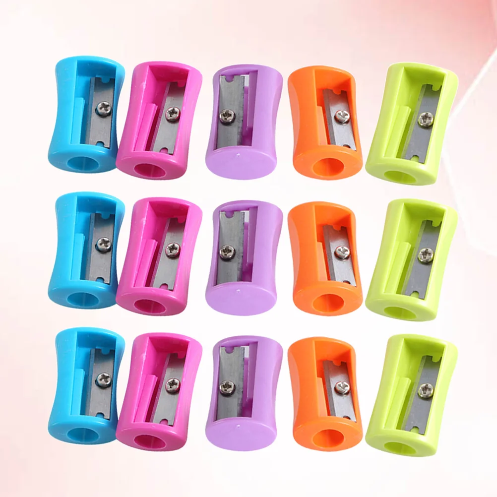 

50pcs Creative Waist Design Sharpener Pencil Sharpener Handheld Sharpener Students Stationery Supplies for Kids Children (Random