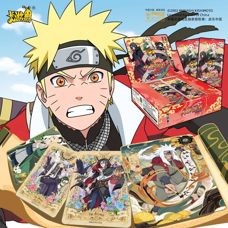 New KAYOU Naruto Card Chapter Of Soldiers Vol.9 Uzumaki Naruto Animation Game Collection Cards Peripheral Toys Flash Cards