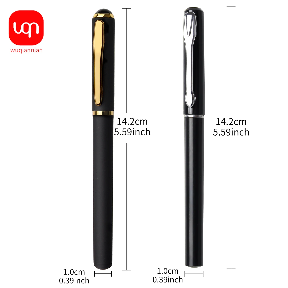 قلم جل ذو سعة كبيرة WQN 0.5/0.7 مل، قلم مكتب للكتابة السلسة 3/6/12 قطعة #4