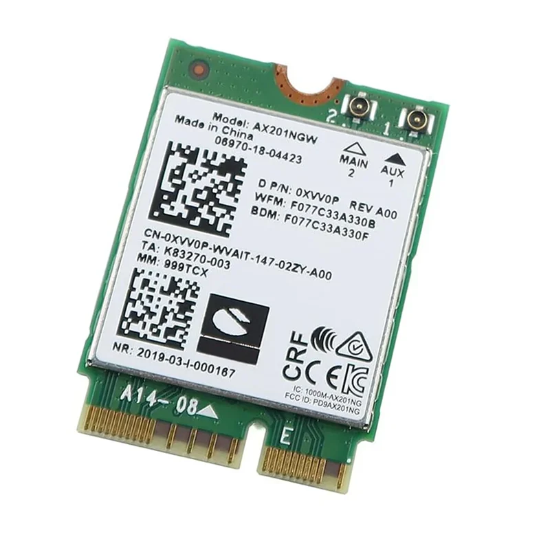 WiFi Card for Intel AX201 M.2 2230 2.4Gbps
