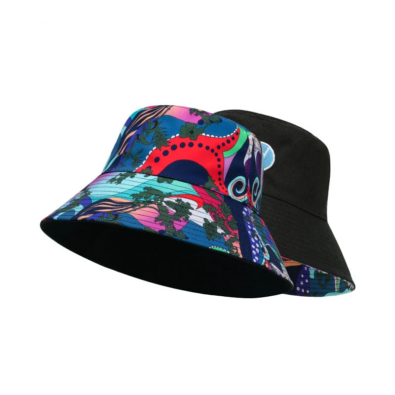 3 Size to Choose Fisherman Hat Male Reversible Hawaii Korean Hats for Men Casual Panama Hat Bob Hip Hop Bucket Hat Men Caps