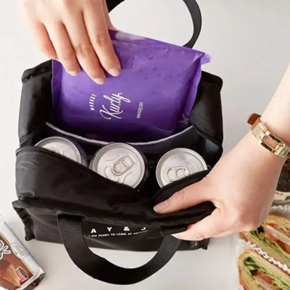 

Outdoor Storage Thermal Insulated Picnic Bags Handbag Portable Waterproof Insulated Lunch Bag Keep Fresh Cooler Home