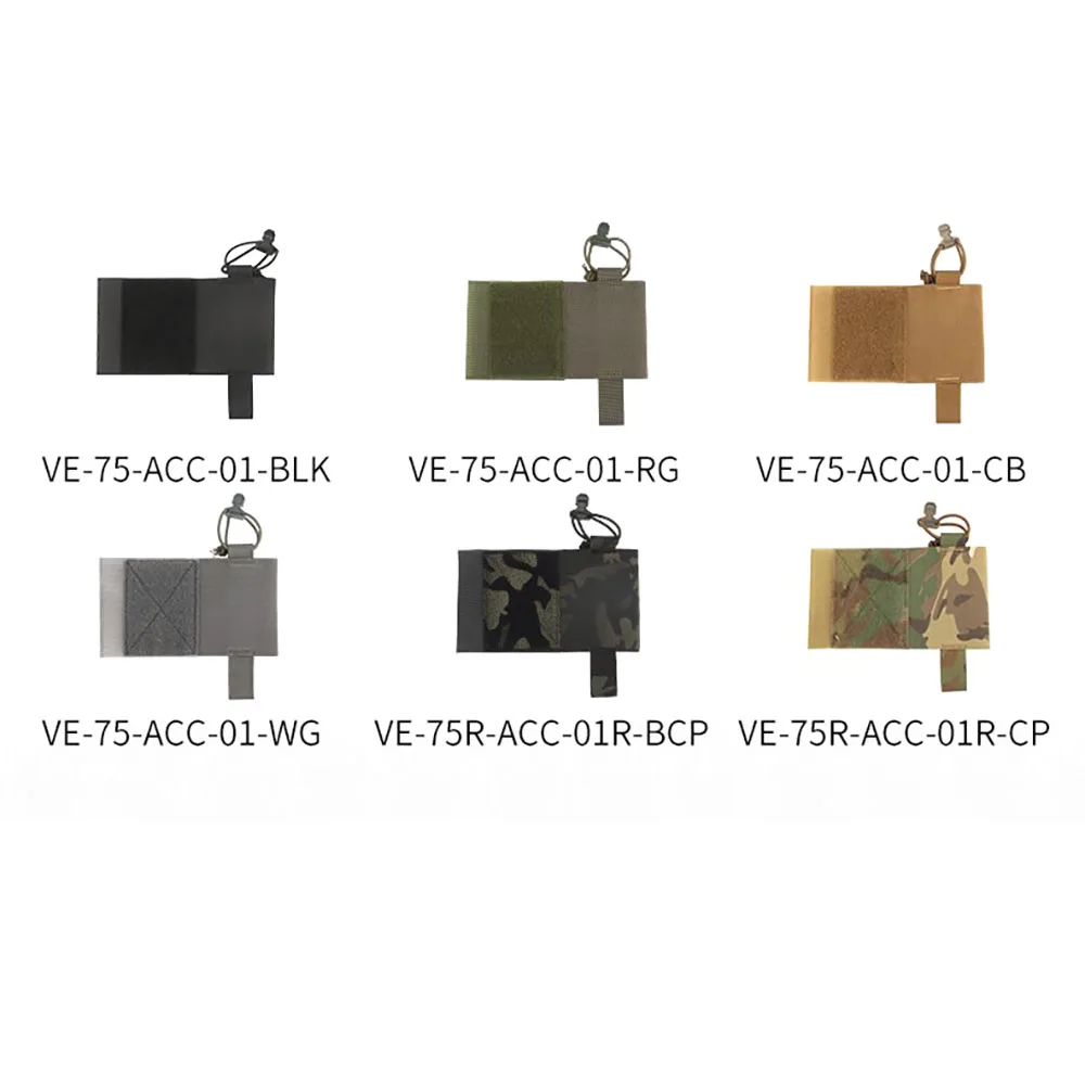 

1 Pair Tactical Vest Vest Side Fencing Elastic Kit Radio Storage Bag Vest Inner Accessories Bag