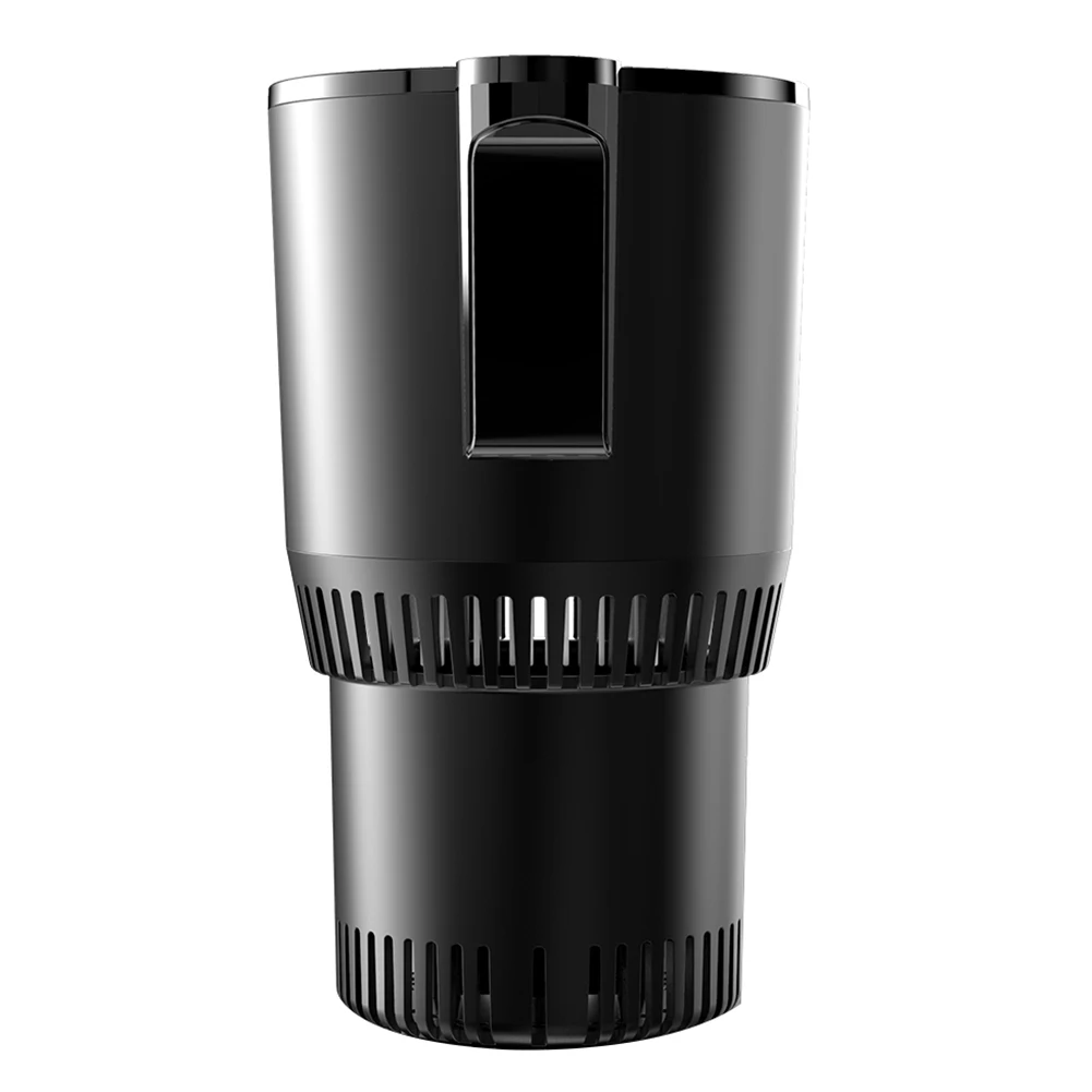 12 فولت سيارة مكتب كوب دفئا برودة مع عرض درجة الحرارة 2 في 1 زجاجة مشروبات يمكن تبريد سيارة الذكية الساخن الباردة كوب المشروبات حامل #5