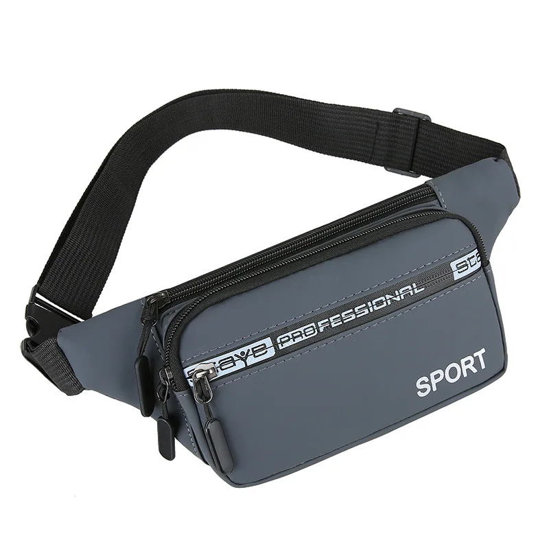 حقيبة خصر للرجال للرياضات الكاجوال والجري وتخزين الهاتف المحمول وطارد المياه والعمل وحقيبة خصر ذات سعة كبيرة