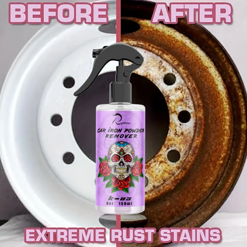 150ml Wheel Paint Iron Remover Spray Technology Professional Dust Rim Rust Cleaner Auto Detail Chemica