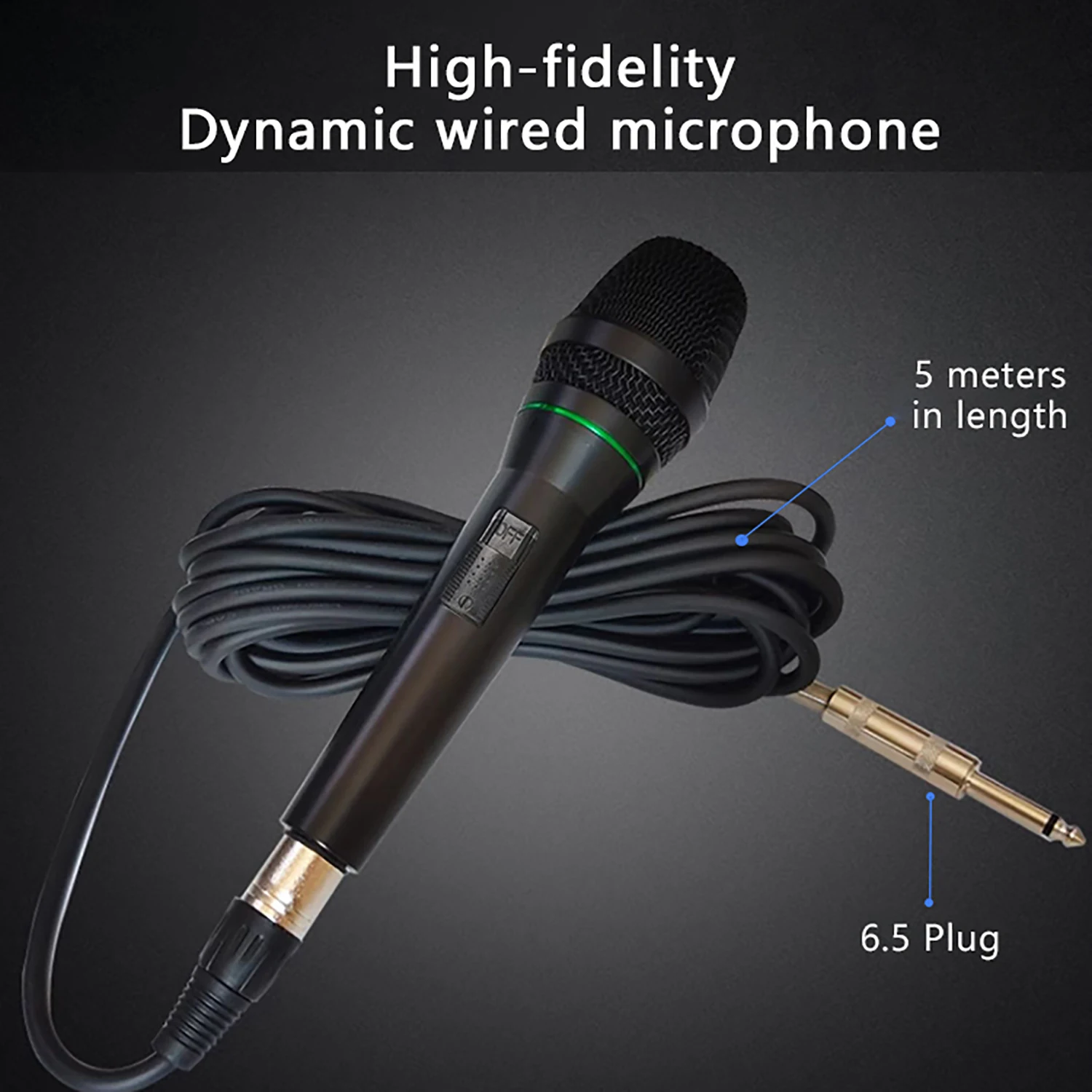 

GAM-SC20 Wired dynamic handhel microphone professional for KTV,conference and outdoor performance with 6.5mm cable