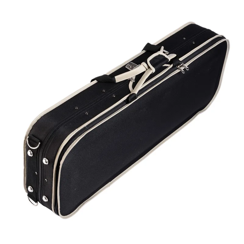 Viola Square Box Light Shoulder Back Inner Fleece Viola Box Airplane Shipping 15 16 16.5 Inches