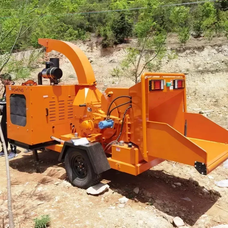 Máquina moedora de madeira de alta qualidade, triturador de chip, máquinas elétricas de esmagamento de madeira