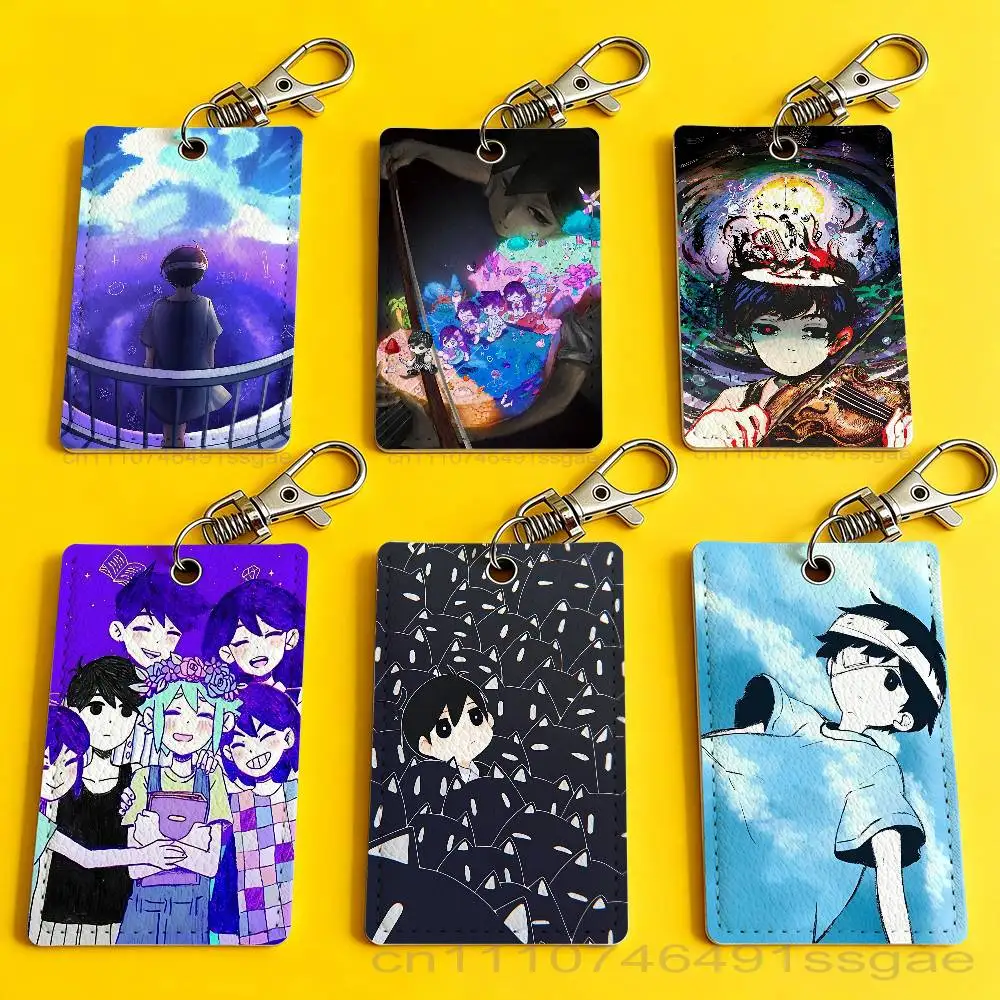 

Cool O-Omori Game Hot Card Holder Keychain Badge Holder Card Pass Hang Rope Lariat Lanyard for Key Rings Accessories Gift