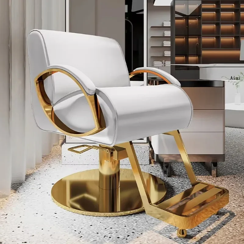 

Beauty Trendy Barber Chair Aesthetic Comfortable Fashion Elastic Salon Chair Stylist Ergonomic Cadeira De Barbeiro Salon Chair