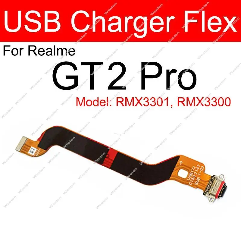 For Realme GT 2 5 Pro GT Neo 2 3 GT 2 Master Explorer USB Charging Dock Flex Cable USB Charger Port Connector Flex Ribbon Parts