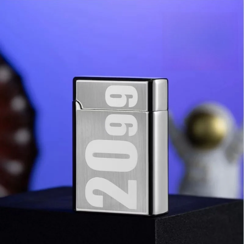 

Refillable Red Flame Creative Front Roll Ignition Windproof Electronic Induction Jet Lighter Portable Cigarette Lighter Gift