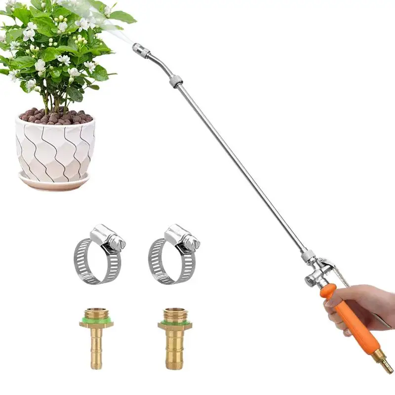 

Garden Sprayer Wand Ergonomic Handle Watering Wand Long Reach Adjustable Sprayer Pattern Wand Long Hose Nozzle Sprayer To Water