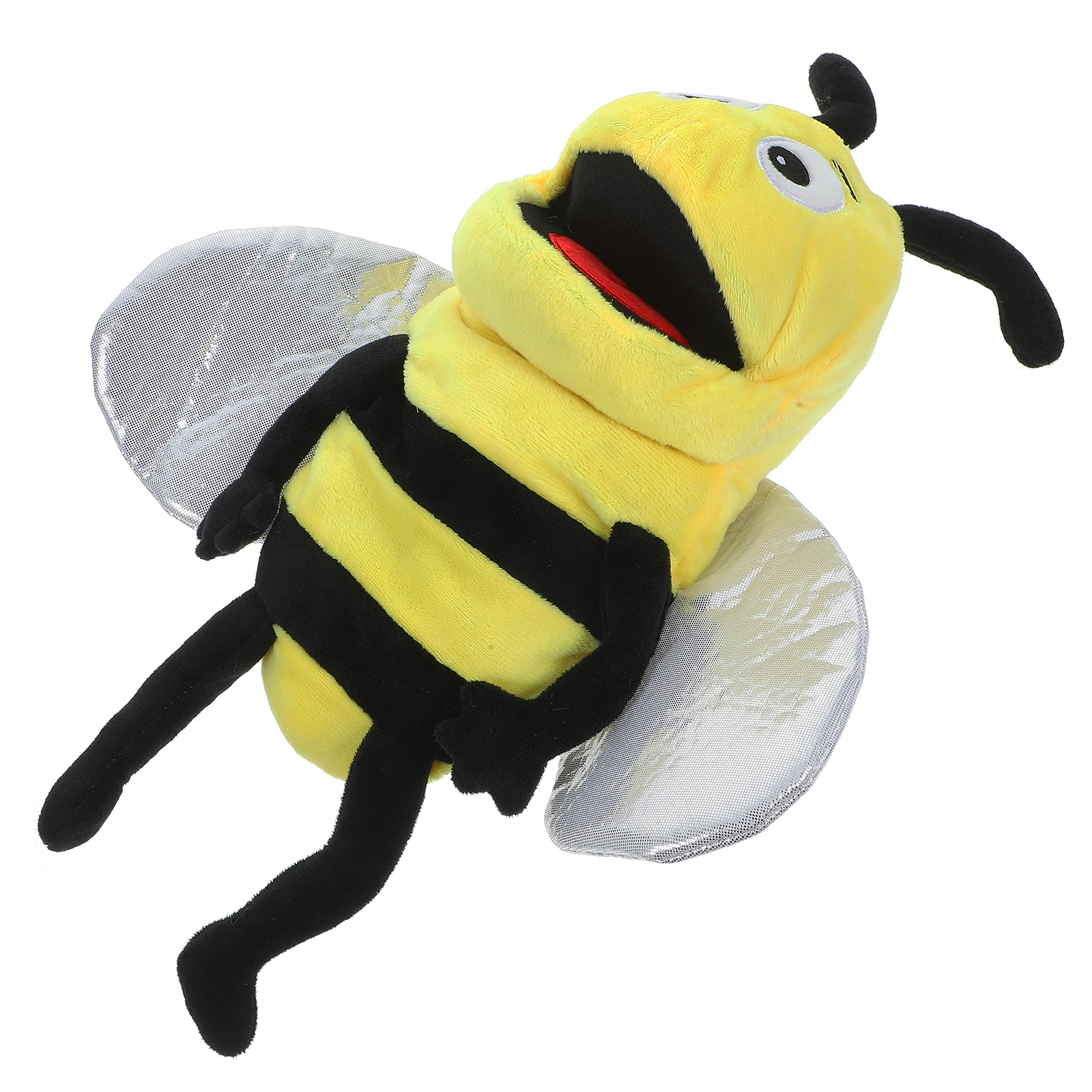 1 قطعة دمية يد النحل الإبداعية التفاعلية الكرتون الحيوان دمية للأطفال رواية القصص الوالدين والطفل اللعب التعليمية