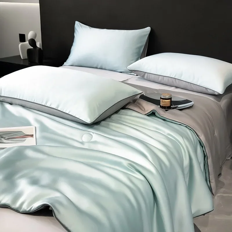 

New Solid Color Tencel Summer Duvet Lyocell Household Tencel Summer Duvet