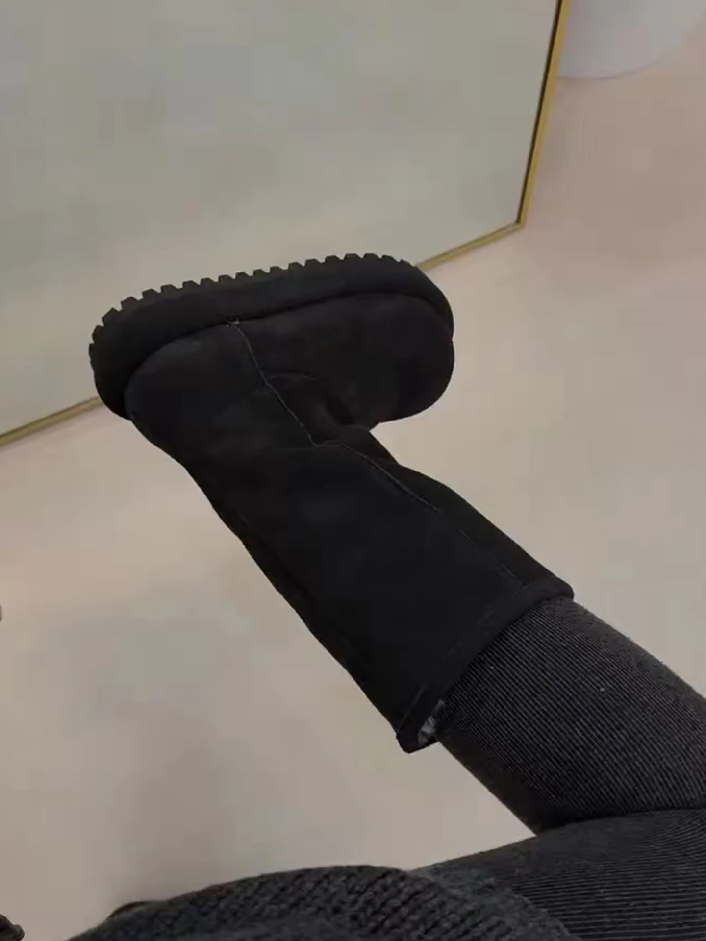 bottes-de-neige-longues-doublees-bla-fce-pour-femmes-portables-a-deux-sens-bottes-retro-en-cuir-bottes-d'hiver-faion