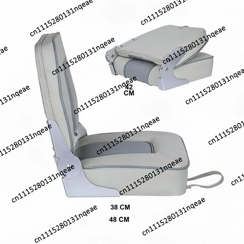 Marine High-back Soft Bag Seat, UV-resistant Folding Yacht Speedboat Pontoon Stern Passenger Seat