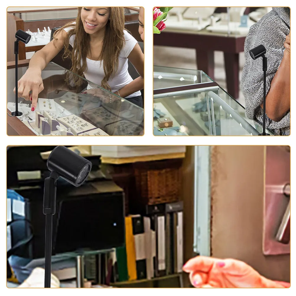 

Mini Spotlight for Under Cabinet Jewelry Display LED Spot Lights Indoor Adjustable Lighting Direction Rustproof Wear Resistant