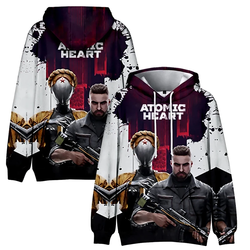 

Harajuku Game Atomic Heart 3D Printing Hoodies For Men Clothes Fashion Boy Graphic Sweatshirts Casual Hoody Streetwear Tops
