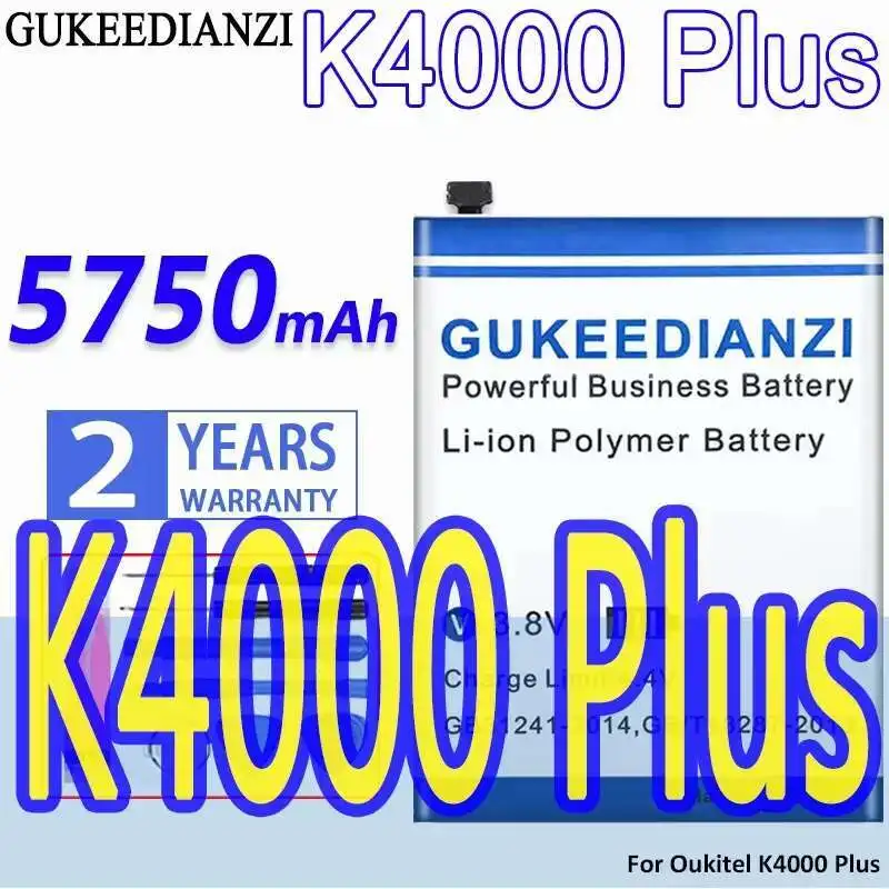 

For Oukitel K4000 Plus Mobile Phone Battery 5750mAh High Compatibility