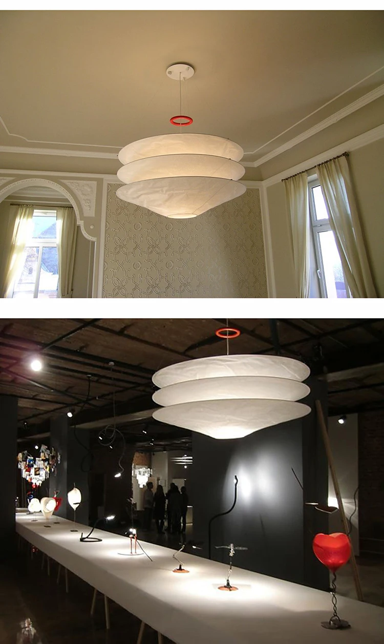 Designer Wabi Sabi Pendel leuchte Janpanese Papier Pendel leuchte für Restaurant Wohnzimmer Shop Kunst LED Esstisch Hängelampe – Detail 7