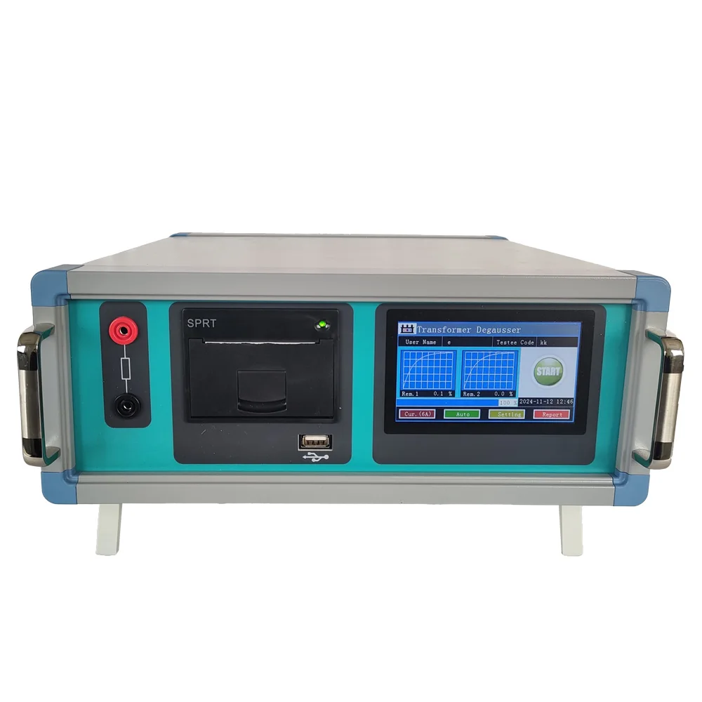 Automatic Power Transformer Degaussing Tester Demagnetizing Field Discharge Demagnetizer Analyzer Testing Rapid Degauss Machine