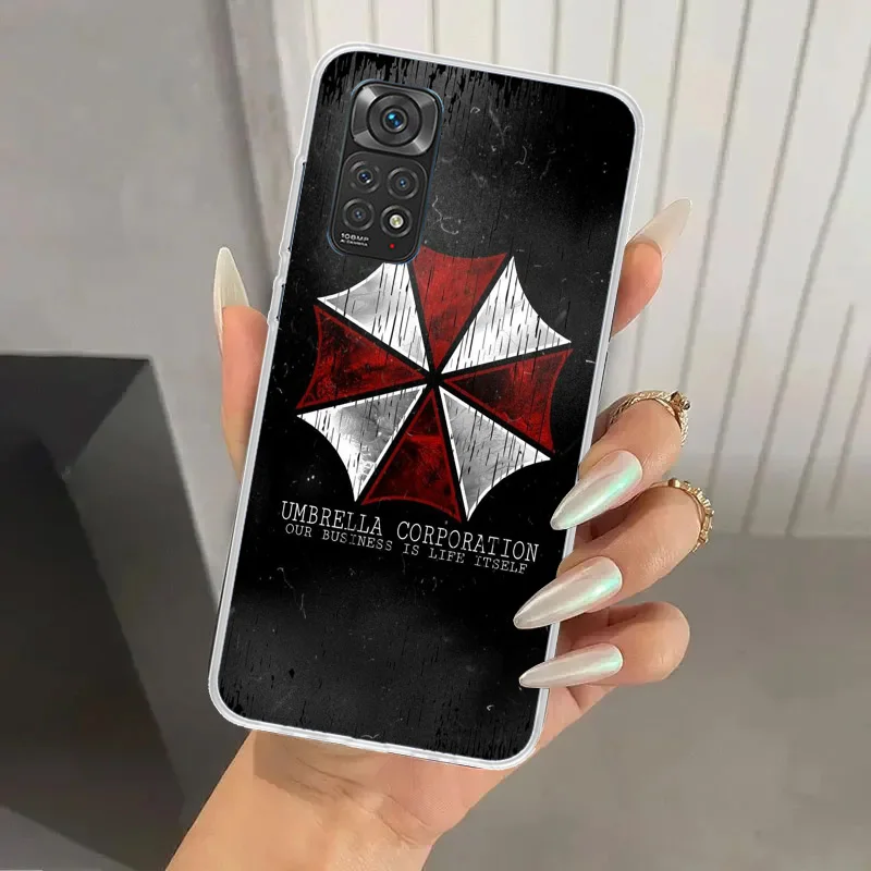 Shaped Umbrella Phone Case for Xiaomi Redmi Note 15 14 14S 13 12S 12 Pro 11S 11 Plus 11T 11E 10S Soft Funda Print Shell Redmi No view 2
