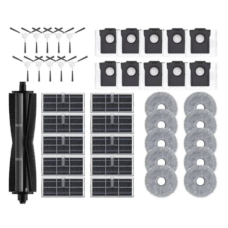 

B46B-For Dreame Master One / Master Pro Robot Vacuum Cleaner Main Side Brush HEPA Filters Mop Cloth Pads Accessories