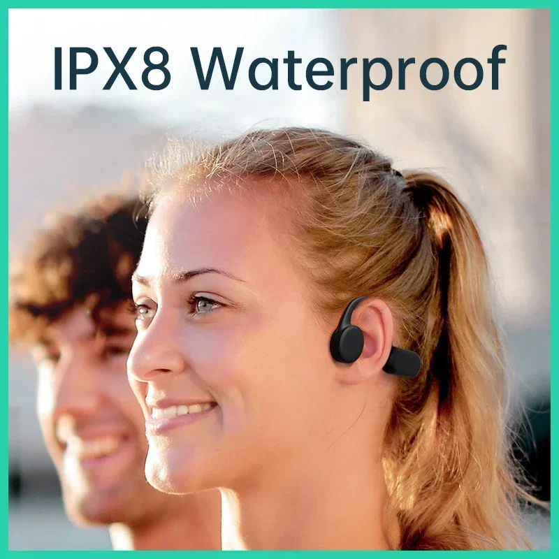 Wireless Earphone Swimming Bone Conduction Bluetooth IPX8 Waterproof Headphones With 32G RAM Mp3 Music Microphone for shokz open