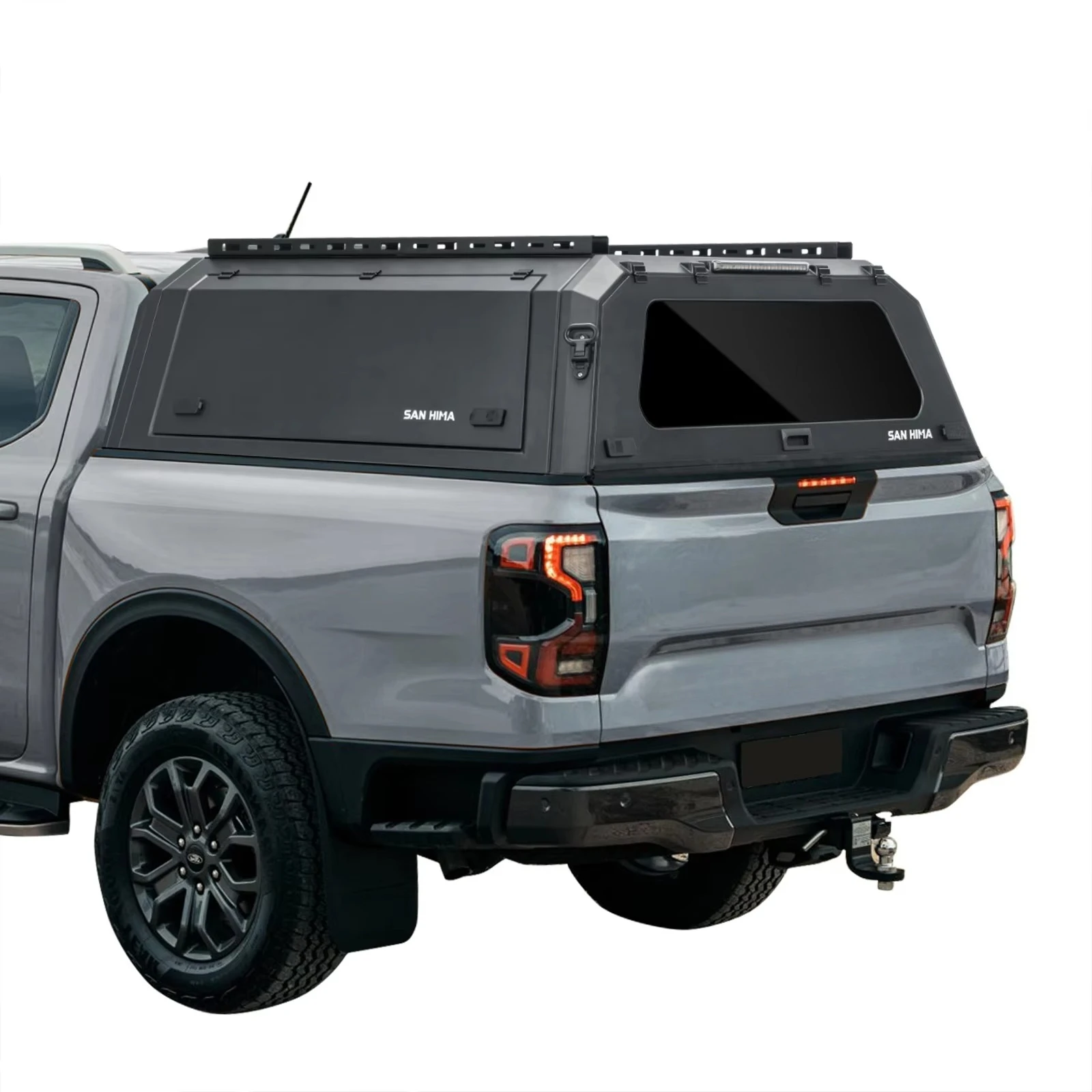 

SAN HIMA 4x4 Waterproof Aluminum Alloy Steel Pickup Hardtop Topper Camper Truck Ute Tub Canopy for Ranger 2011-2022