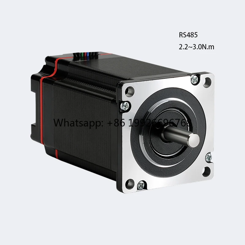PrimoPal Industrial Closed-loop Rs485 All in One Stepper Motor Ip67 24V 2.2~3.0N.m Modbus NEMA24 Integrated Stepper Motor