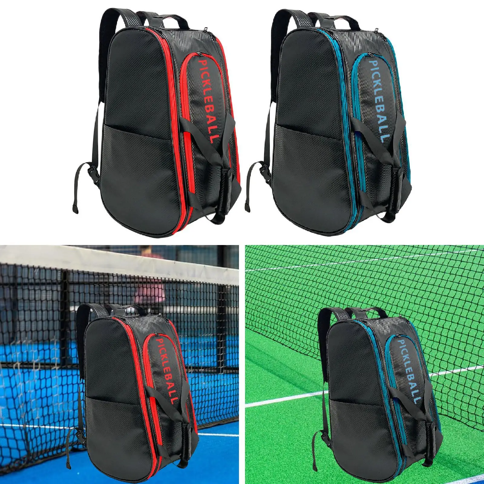 

Рюкзак для ракеток Pickleball, большой емкости, портативный многофункциональный профессиональный органайзер для хранения теннисных ракеток для фитнеса