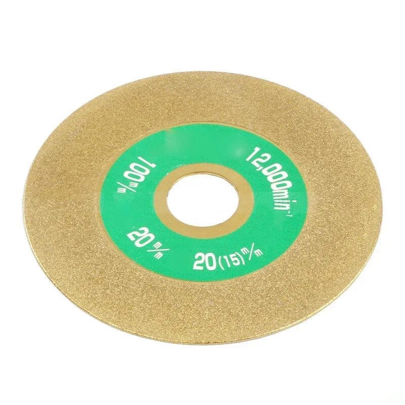 

1pc 100mm Diamond Coated Grinding Wheel Saw Circular Cutting Disc For Rotary Abrasive Tool Carbide Stone Angle Grinder