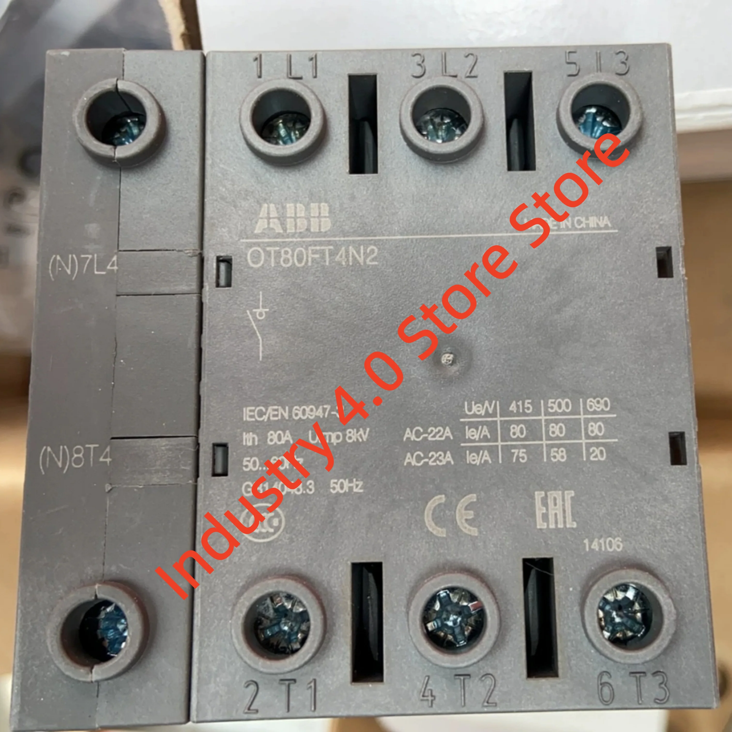 연결 해제 스위치 OT80FT3 1SCA105431R1001 새 제품 OT80FT4N2 1SCA105499R1001