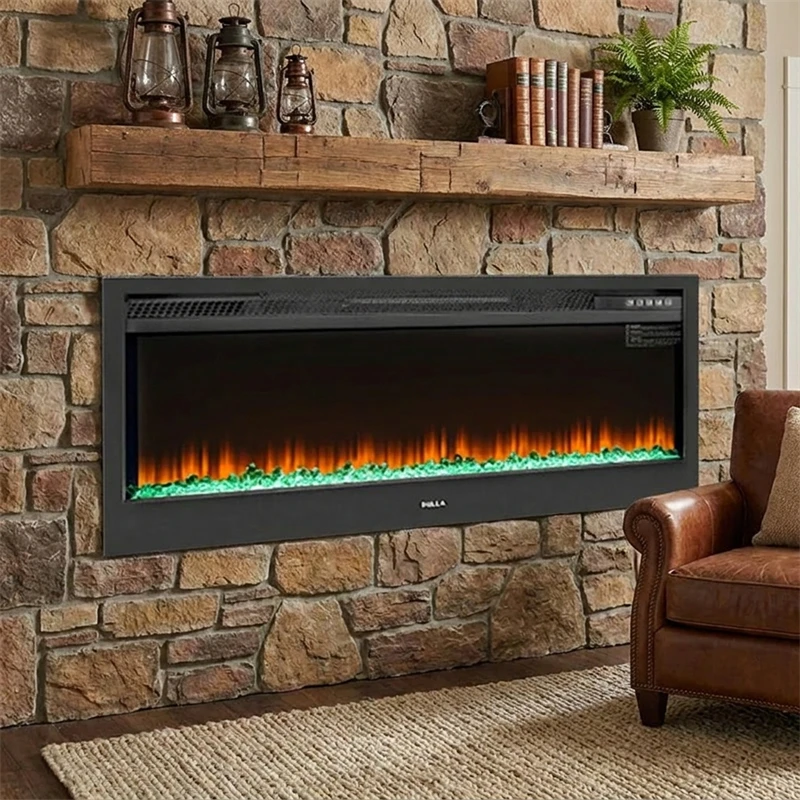 -For Simulated  Decorative Chimeneas Hotel Embedded Outdoor Fireplace European Home Wall-mounted Room Decor Living Room Heater^