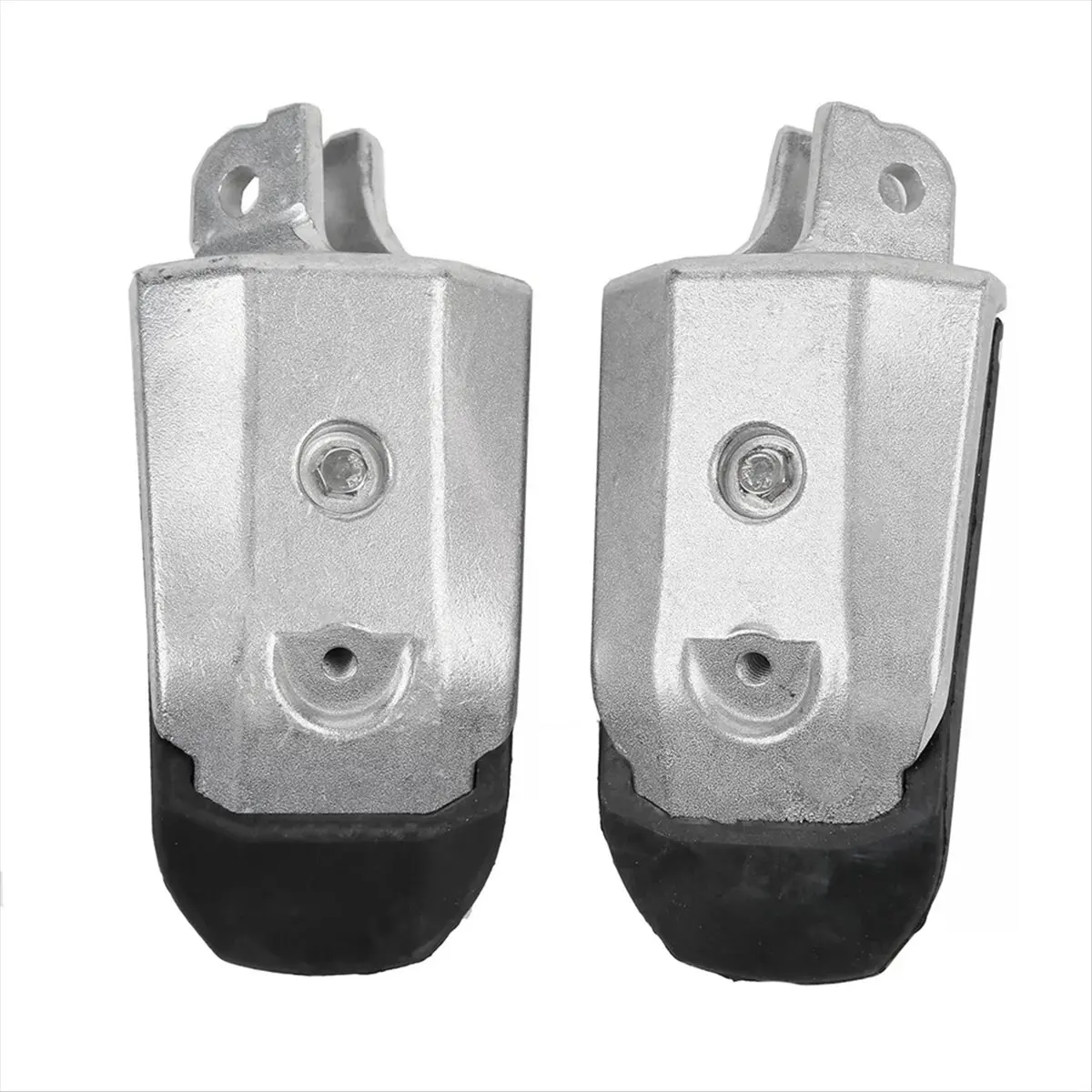 A23Z Motorcycle Rider Driver Front Footrests Foot Pegs for Goldwing GL1800 2001-2017 Black Footpegs Pedals