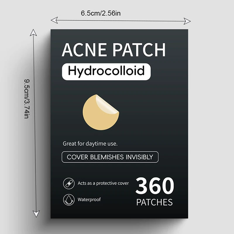 Patch anti-acné invisible, 360 pièces, autocollants pour soins de la peau, anti-cernes, outils de maquillage beauté