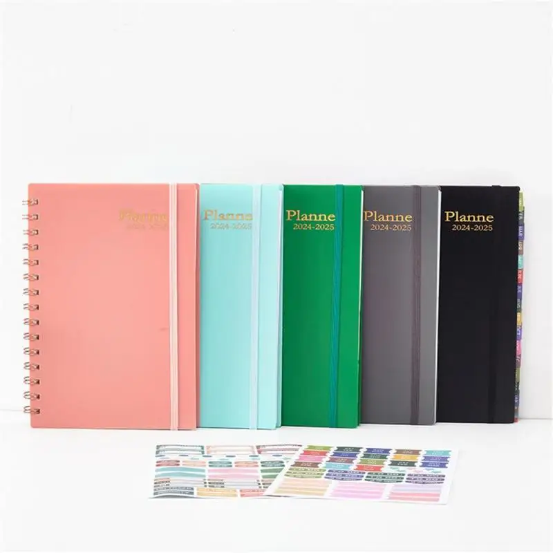 

A5 Monthly Planner Notebook Weekly Agenda Routines Notebook For 18 Months Time Management Journal Stationery Supplies