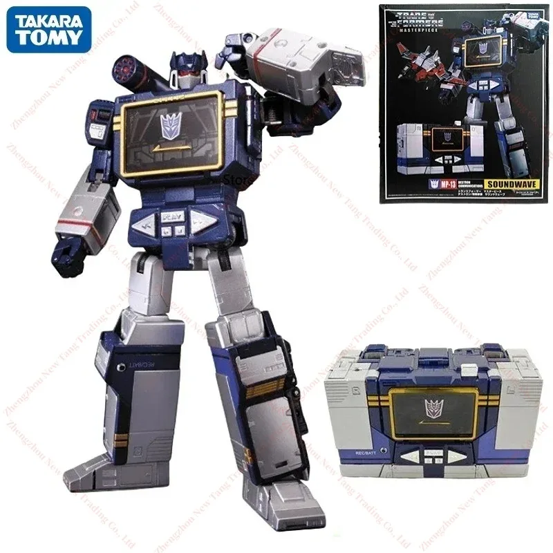 In Stock Takara Tomy Transforming toys Robots KO MP13 Mp-13 Soundwave Deformation Action Figure Toy Collectible