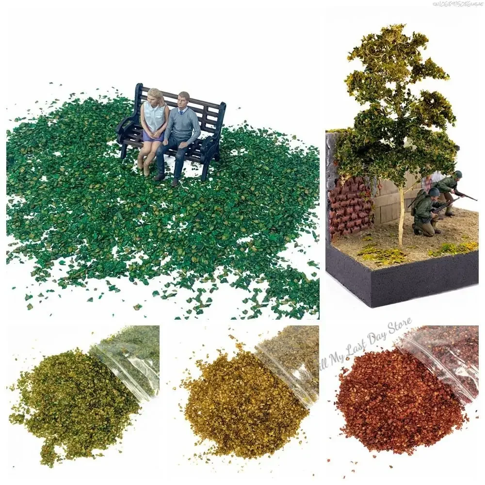 DIY miniaturowy liść 35ml mikro liście krajobrazu statyczny Model dla Bonsai bajkowy wystrój ogrodu piaskownica stołowa pępki trawy akcesoria