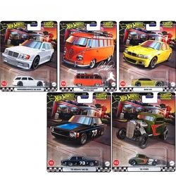Original Hot Wheels Boulevard Premium Auto Volkswagen Samba Bus BMW M3 Benz AMG Vintage Ford Volvo Metall Auto Spielzeug für Jungen Modelle