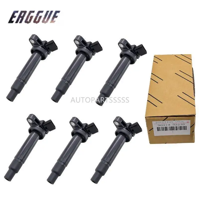 

6PCS Brand New 90919-02230 9008019027 9091902230 90919 02230 Ignition Coil For Toyota Chaser Cresta For Lexus GS300 GS400 GS430