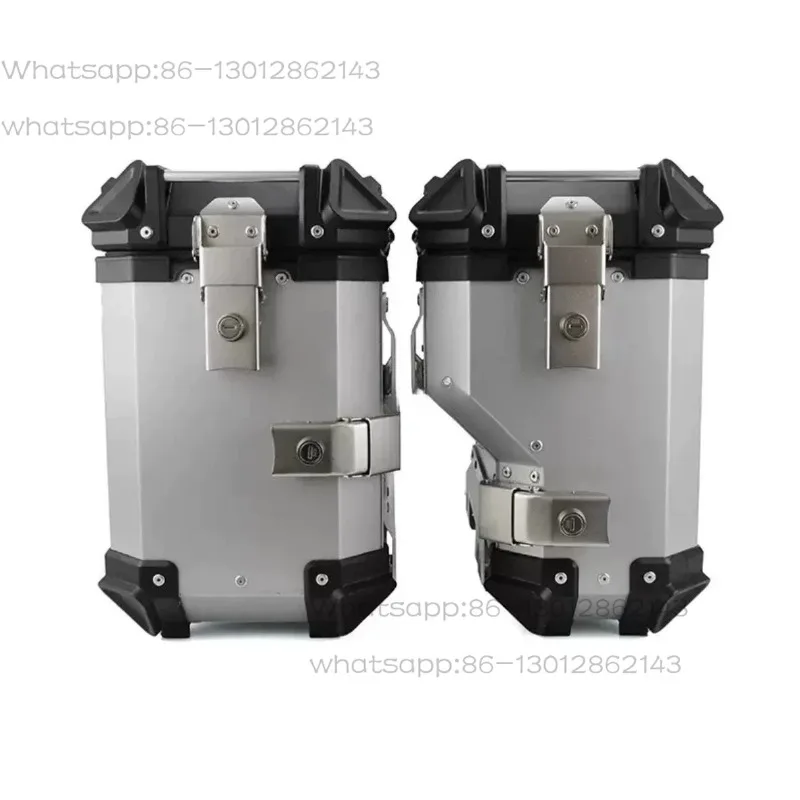 38L Right Avoid Exhaust Pipe Motorcycle Saddlebag Two Boxes Three Cases