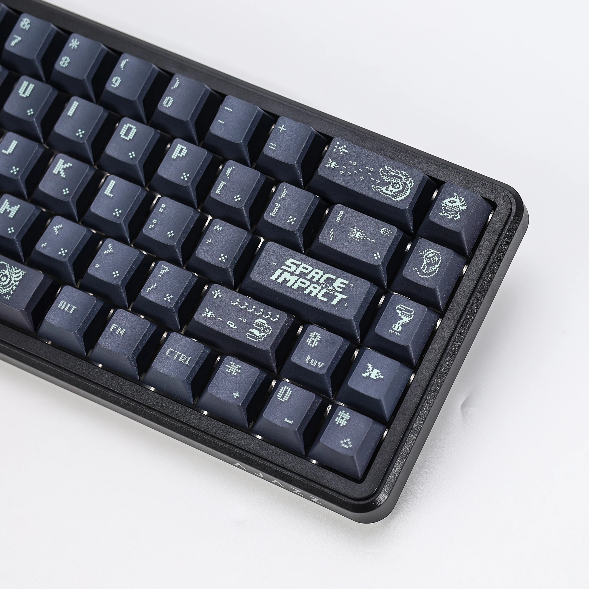 KBDiy Space Impact Keycaps Retro Cherry Profile Alice PBT 7u Keycap Custom für MX Magnetic Switch Gaming Mechanical Keyboard KIT – Detail 11