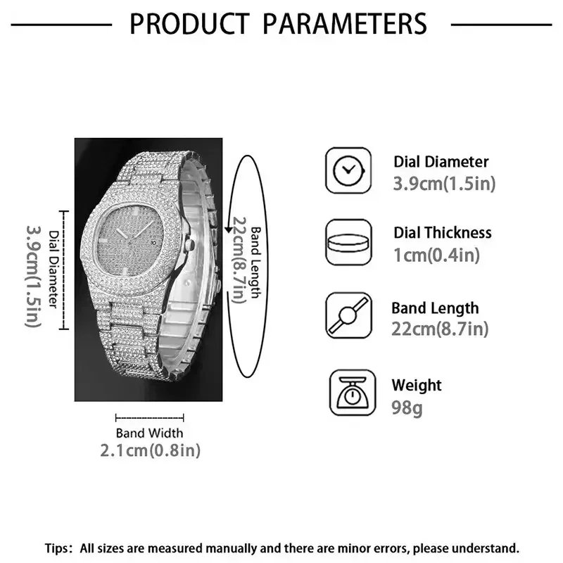Luxury Fashion Mens Stainless Steel Watches Male Sports Quartz Wristwatch Calendar Luminous Clock Men Business Casual Watch image 2