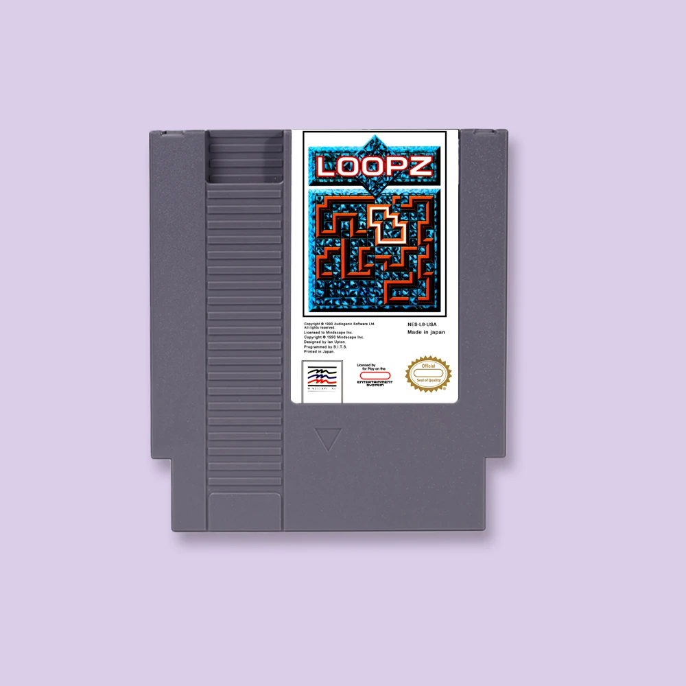 

Loopz Game Cartridge Action Game For NES 8Bit 72PIN Consoles Game Card