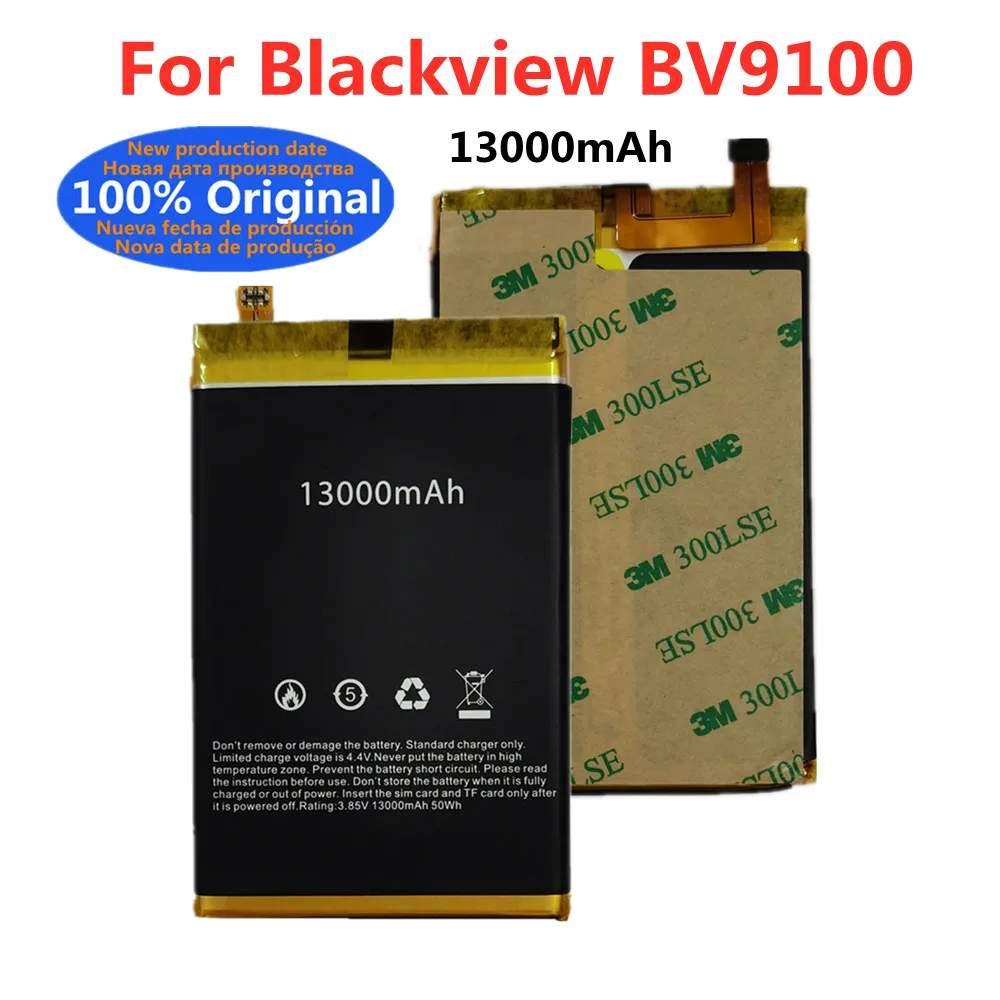 

13000mAh 100% Original Battery For Blackview BV9100 Phone Battery Batteria In Stock + Tracking Number