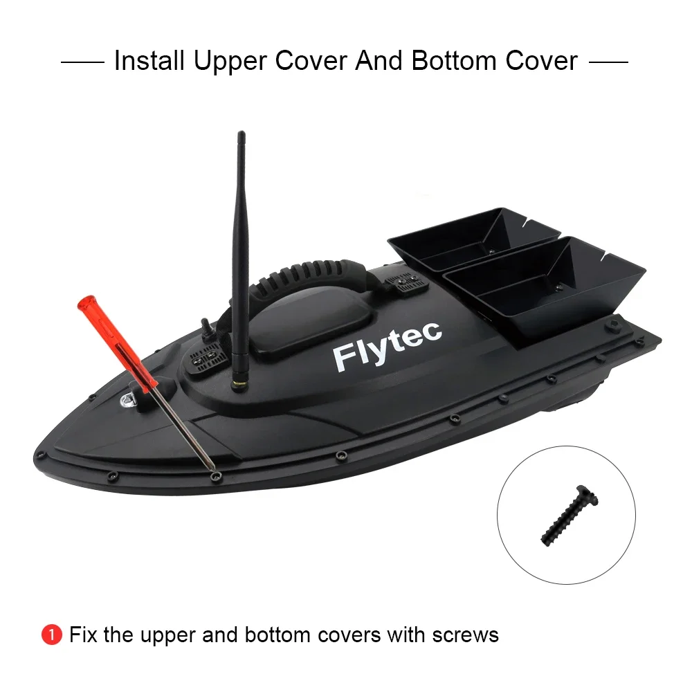 Flytec-KIT de accesorios para barco de cebo de pesca RC, adecuado para Motor sin escobillas para volver a montar, actualización a barco GPS, 2011-5