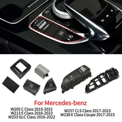 For Mercedes W205 W253 W213 W238 Control Armrest Box Multi Function Switch Button Cover For Benz C E GLC Class C200 E300 GLC260